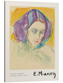 Magnettafel Weibliches Porträt