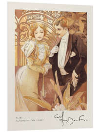 Foam board print Flirt, 1895