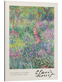 Magnettafel Irisbeet in Monets Garten