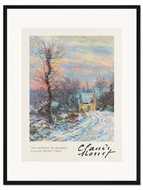 Gerahmter Kunstdruck Der Eingang zu Giverny