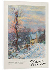 Magnettafel Der Eingang zu Giverny
