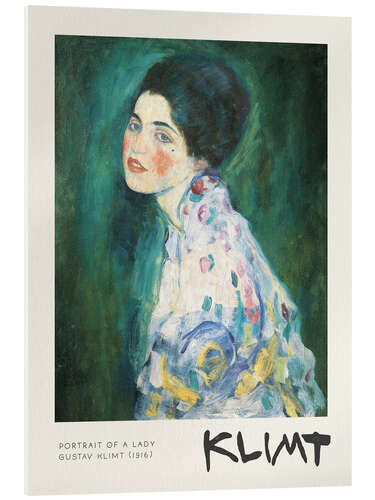 Acrylic print Portrait of a Lady