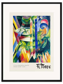 Gerahmter Kunstdruck Kleine Bergziegen