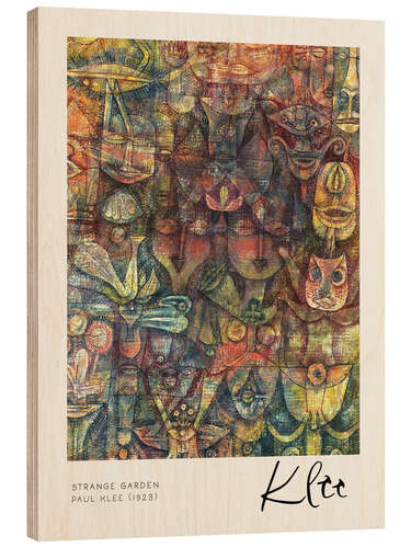 Stampa su legno Strange Garden, 1923
