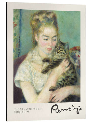 Galleriprint The Girl with the Cat, 1875