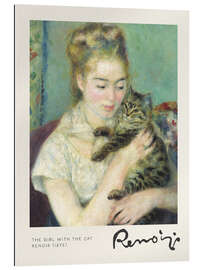 Gallery Print Frau mit Katze, 1875