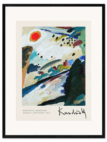 Gerahmter Kunstdruck Romantic Landscape