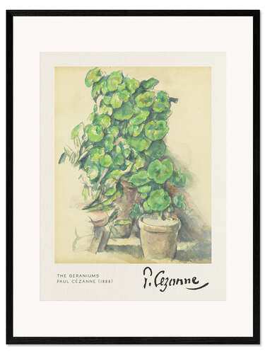 Framed art print The Geraniums