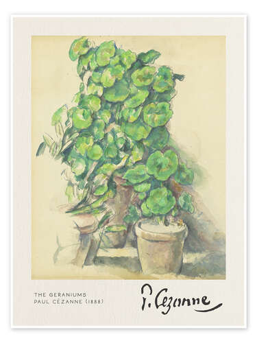 Plakat The Geraniums