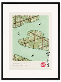 Gerahmter Kunstdruck Green Sky