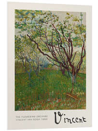 Foam board print The Flowering Orchard