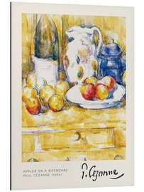 Magnettafel Äpfel auf einem Sideboard