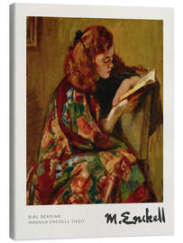 Canvas print Girl Reading