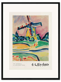 Ingelijste kunstdruk The Windmill