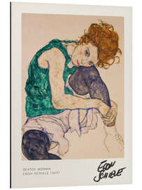 Magnettafel Sitzende Frau mit gebeugtem Knie, 1917