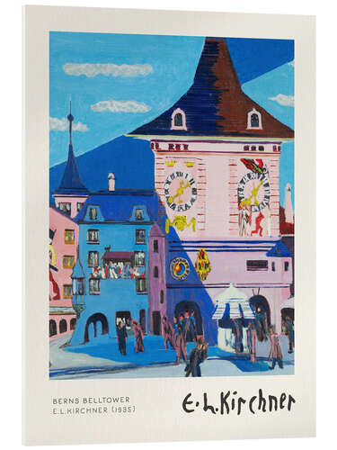 Acrylglasbild Bern mit Zeitglockenturm