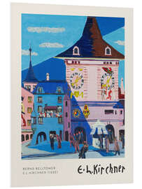 Foam board print Bern with Belltower