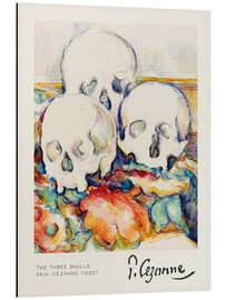 Tableau en aluminium The Three Skulls