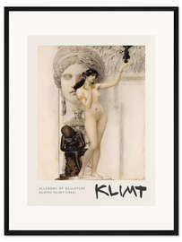 Gerahmter Kunstdruck Allegorie der Skulptur