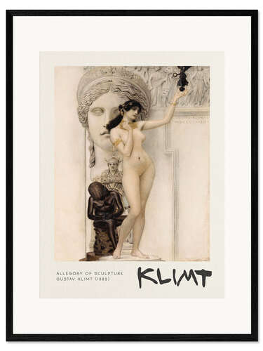 Impression artistique encadrée Allegory of Sculpture