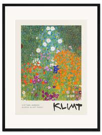 Gerahmter Kunstdruck Bauerngarten, 1905