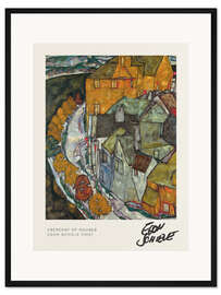 Gerahmter Kunstdruck Halbmond der Häuser