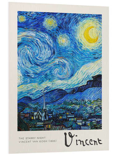 Tableau en PVC The Starry Night