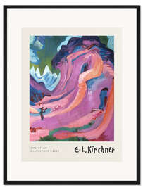 Gerahmter Kunstdruck Amselfluh