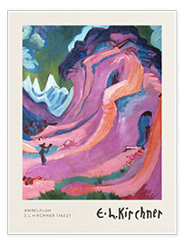Kunstwerk  Amselfluh - Ernst Ludwig Kirchner