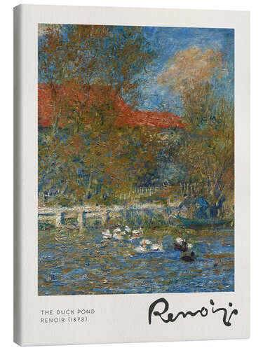 Canvas print The Duck Pond