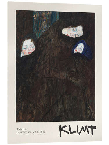 Acrylic print Family (Mother with Two Children)