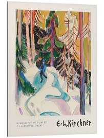 Magnettafel Ein Spaziergang im Wald