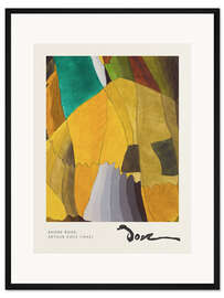 Gerahmter Kunstdruck Küstenstraße