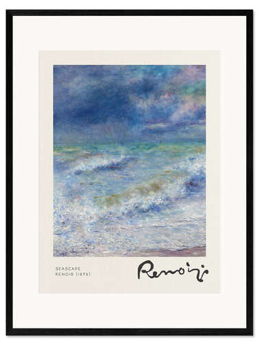 Framed art print Seascape