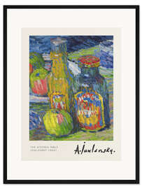 Gerahmter Kunstdruck Der Küchentisch