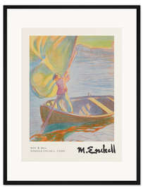 Gerahmter Kunstdruck Boy &amp; Sail