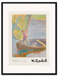 Ingelijste kunstdruk Boy &amp; Sail