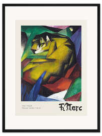 Gerahmter Kunstdruck Der Tiger, 1912