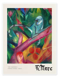 Poster  The Monkey, 1912 - Franz Marc