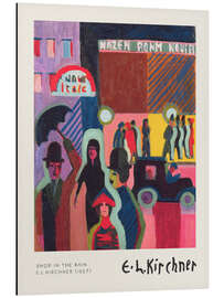 Magnettafel Einkaufen im Regen