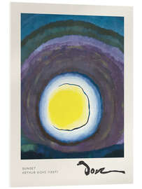 Acrylglasbild Sonnenuntergang