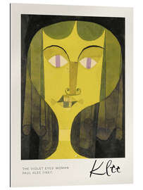 Gallery Print Porträt einer Frau mit violetten Augen