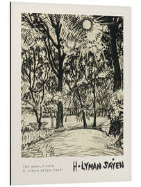 Magnettafel The Sun lit Path