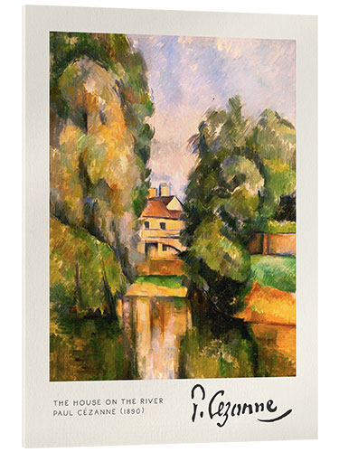 Acrylic print The House on the River