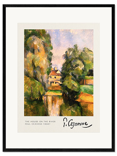 Plakat artystyczny premium w ramie The House on the River
