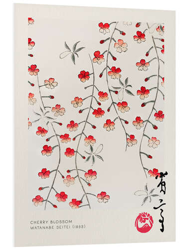 Foam board print Japandi - Cherry Blossom