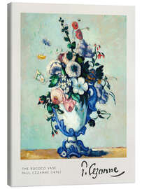 Canvas print The Rococo Vase