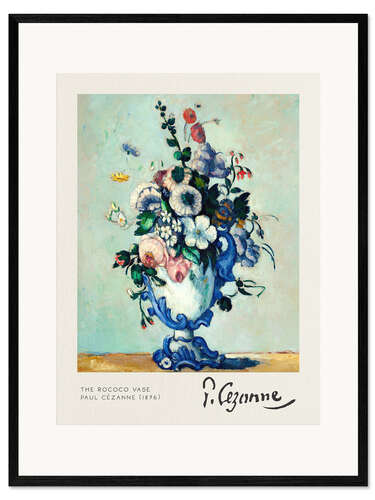 Impresión de arte enmarcada The Rococo Vase