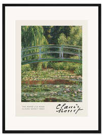 Gerahmter Kunstdruck Der Seerosenteich, 1899