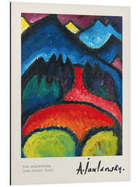 Magnettafel Die Berge